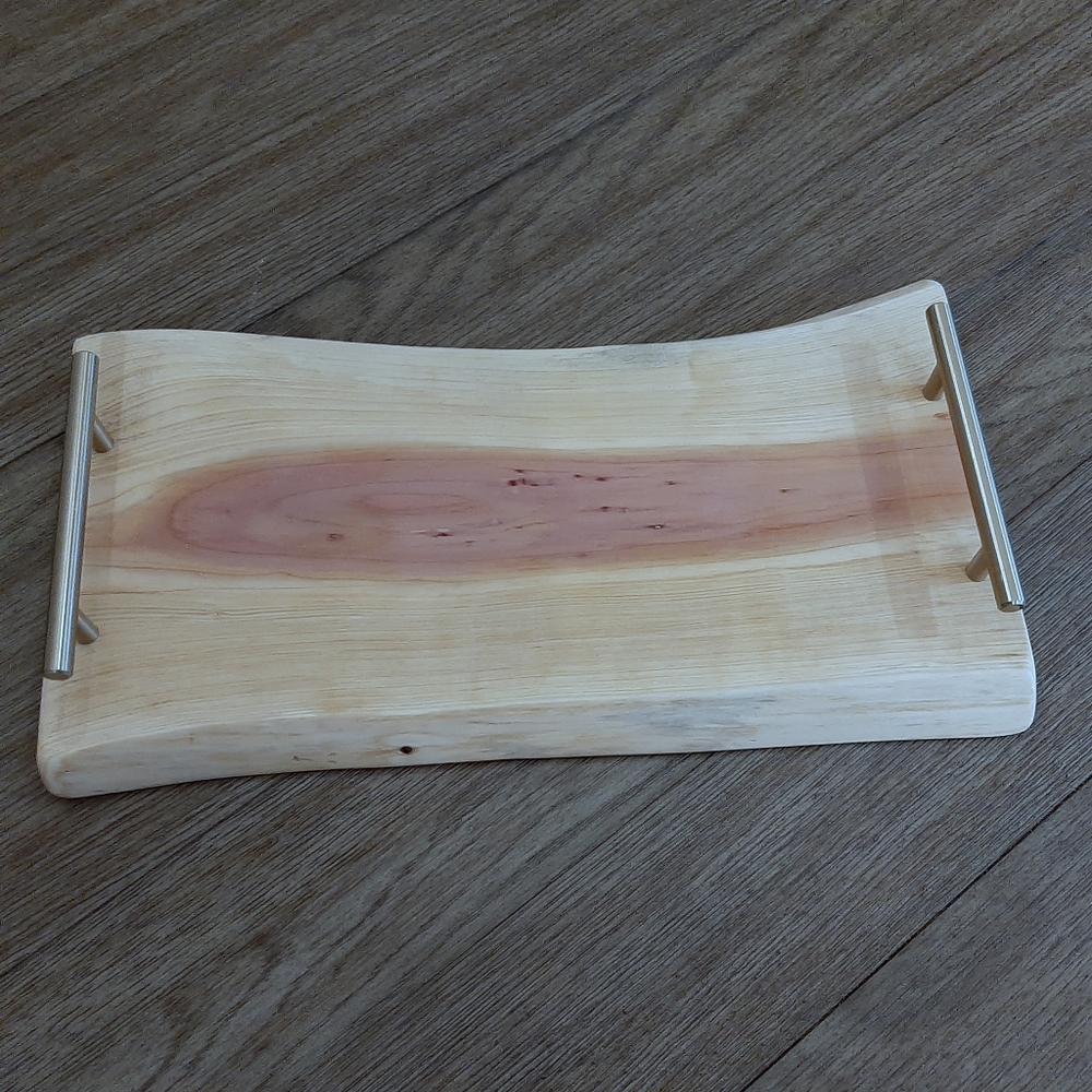 Handmade Live Edge Cedar Charcuterie Board